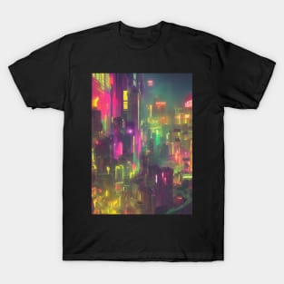 Japan Neon City Lights T-Shirt